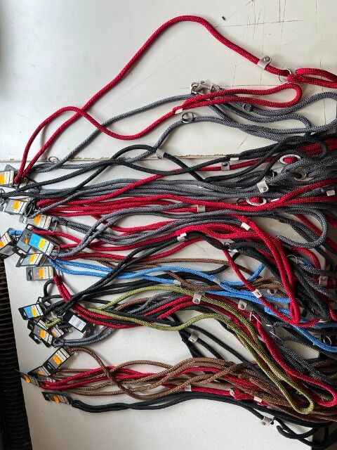 23x WOLTERS K2 Moxonleine Retrieverleine 180cm 9mm Neu Restposten Hundeleine