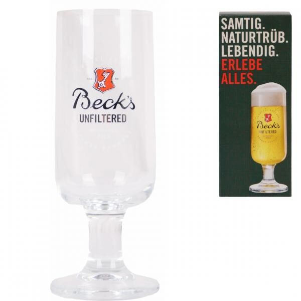 Becks beer glass 300 ml