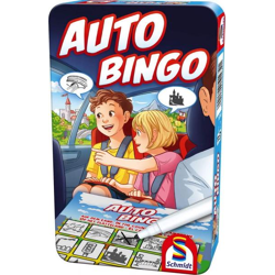 Car bingo - take-away game in metal tin
