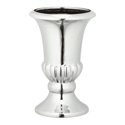 Floor vase, silver, L, ca.25cmH