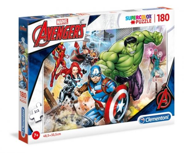 Clementoni 29295 - 180 Teile Puzzle Supercolor - The Avengers