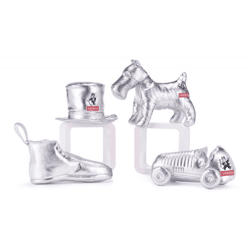 Monopoly - Plüschfiguren-Sortiment 4-fach sortiert, 22-28cm