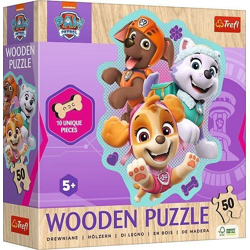 Paw Patrol - Wooden Puzzle Junior 50 pieces