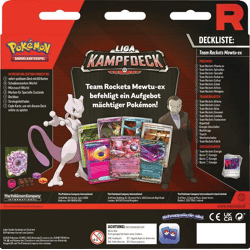 Pokemon PKM League Battle Deck Team Rockets Mewtu-ex - EVT December 12, 2025