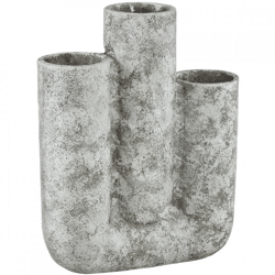 PTMD Vase Pfeifen weiß/grün 35 cm