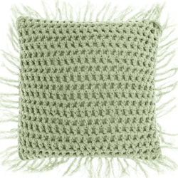 Unique Living cushion Tufo nile green 45 x45 cm