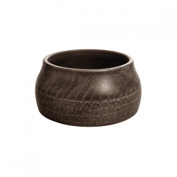 Blumentopf Pyramide braun 15 cm