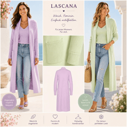  Damen Strickjacke-Mantel von Lascana