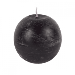 Gala Kugel Kerze lila 8 x 8 cm