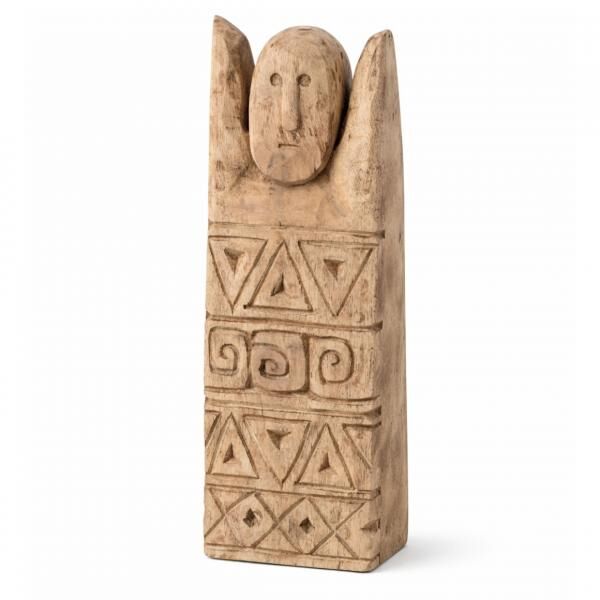 J-Line Statue Primitive Happy Holz 46 cm