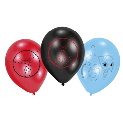 Miraculous - 6 latex balloons - 22.8 cm