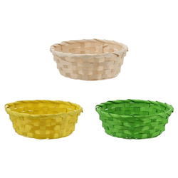 Easter basket, round, 3/s, approx. 17x6cm