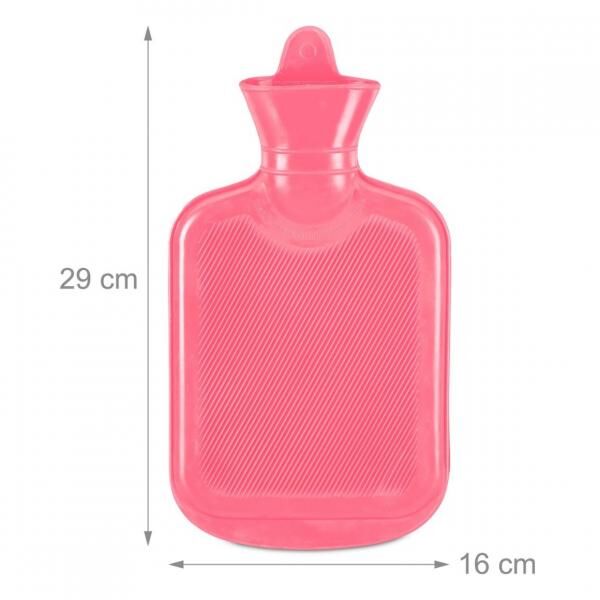 Relaxdays Heißwasserkanne rosa 1 L