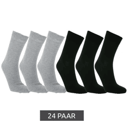24 Paar TRUE style nachhaltige Baumwoll-Socken mit Komfortbund Oeko-Tex zertifiziert - Standard 100 Business-Socken lange Strümpfe 9078780