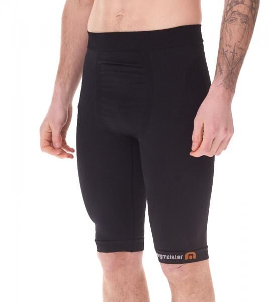 2er Sparpack megmeister Herren Kompressions-Shorts mit Body-Mapping-Belüftung Rad-Shorts Antibakteriell und Geruchshemmend Kompressions-Be