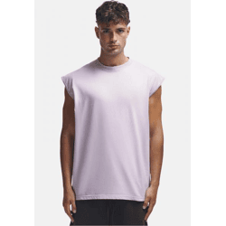 2Y Premium Globus Oversize Ärmelloses Shirt violett