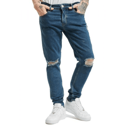 2Y Premium Straight Fit Jeans blau