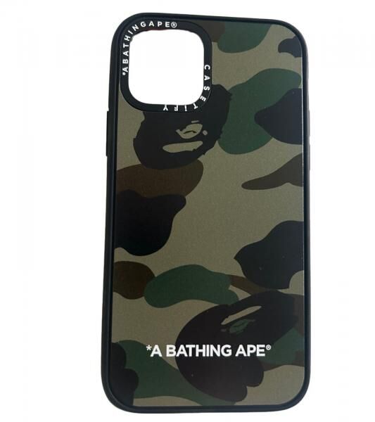 A Bathing Ape Casetify Abc iPhone 11 Pro H&uuml;lle Unisex Handyh&uuml;lle im Tarnmuster Gr&uuml;n
