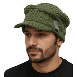 Angels & Airwaves Unisex Armycrew Beanie Strick-Mütze Baumwoll-Kopfbedeckung mit Schirm KC107956ANG Khaki