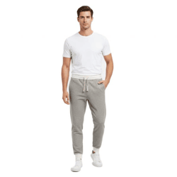 Banks Journal Herren Track Jogginghose Primary im sportlichen Design mit Antifit Grau / Weiß