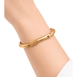 Cooles Calvin Klein Damen Edelstahl-Armband in Karabiner-Form Arm-Schmuck Handgelenk-Schmuck KJJHJD10010 Gold