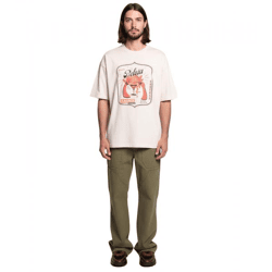 DWD Studioz Ipanema Herren Loose Fit Cargo-Hose Baumwoll-Hose Denim-Hose Oliv-Grün
