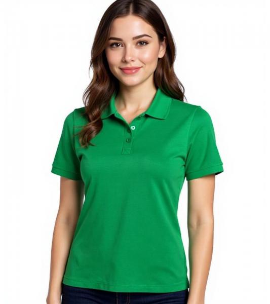 ELEVATE Helios Damen Polo-Shirt Baumwolle Polo-Hemd Pique-Strick 180 g/m&sup2; 3810769 Gr&uuml;n