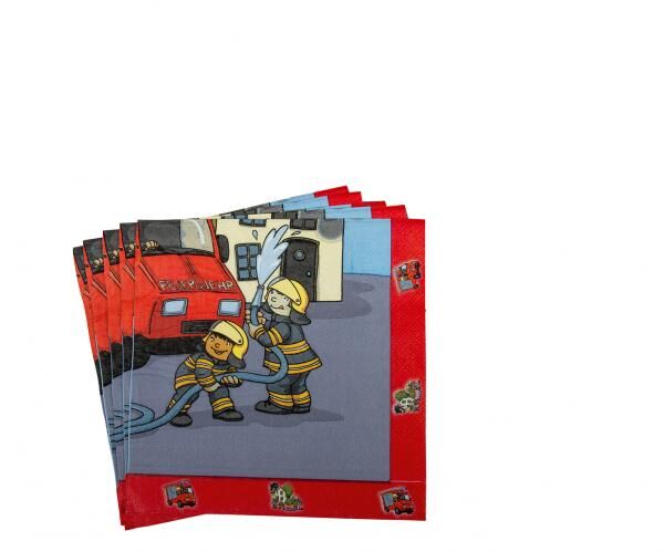 Feuerwehr - 20 Servietten - 3-lagig