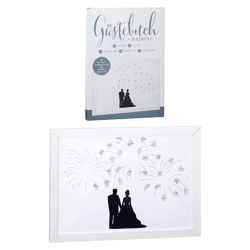 Guest book fingerprint to write on, approx. 33x45cm