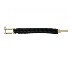 I-BRACE Paracord Armband Survival-Seil zum Armband geflochten aus reißfestem Cord 550 Cord IB1046 Schwarz