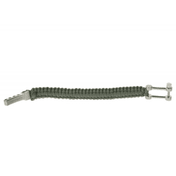 I-BRACE Paracord Armband Survival-Seil zum Armband geflochten aus reißfestem Parachute Cord 550 Cord IB1003 Khaki