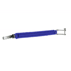 I-BRACE Paracord Armband Survival-Seil zum Armband geflochten aus reißfestem Parachute Cord 550 Cord IB1027 Blau