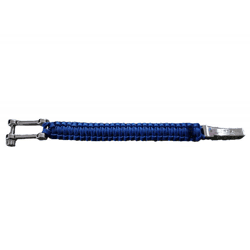 I-BRACE Paracord Bracelet: Survival rope braided into a bracelet made of tear-resistant 550 parachute cord IB-1040 Blue