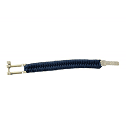 I-BRACE Paracord Bracelet: Survival rope braided into a bracelet made from tear-resistant 550 parachute cord IB-1055 Dark Blue