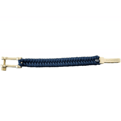 I-BRACE Paracord Armband Survival-Seil zum Armband geflochten aus reißfestem Parachute Blau