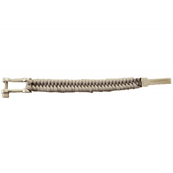 I-BRACE Paracord Armband Survival-Seil zum Armband geflochten aus reißfestem Parachute Beige