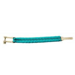  I-BRACE Paracord Bracelet: Survival rope braided into a bracelet made of tear-resistant 550 parachute cord IB-1052 Turquoise