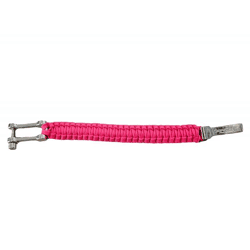 I-BRACE Paracord Armband Survival-Seil zum Armband geflochten aus reißfestem Parachute Pink