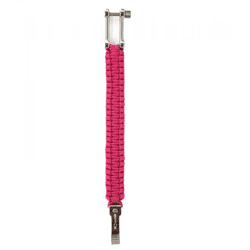 I-BRACE Paracord Bracelet: Survival rope braided into a bracelet made of tear-resistant Parachute Pink