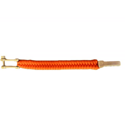 I-BRACE Paracord Bracelet: Survival rope braided into a bracelet made of tear-resistant 550 parachute cord IB-1043 Orange