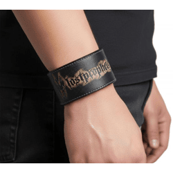 Lostprophets Armband Rockband mit Logo-Schriftzug Fan-Artikel Arm-Schmuck WB129100LSP3 Schwarz