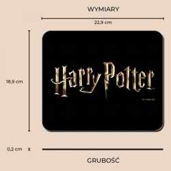 Mauspad / Mousepad Harry Potter 045 Black