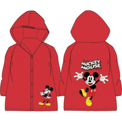 Mickey Mouse - Rain jacket dark red for boys - 98-128 cm