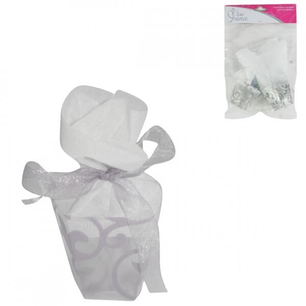 Miss france geschenkbox grau 5 cm set von 6