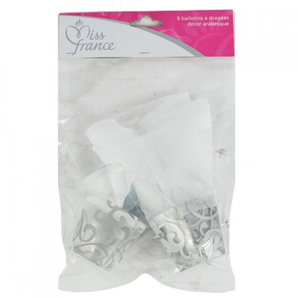 Miss france geschenkbox grau 5 cm set von 6