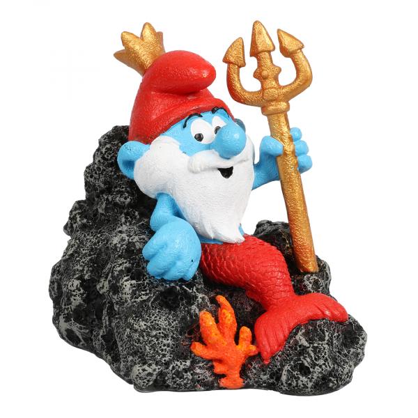 Papa Smurf as Neptune - decorative figurine