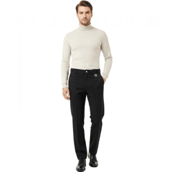 Rough Tailo Baggy Men's Pants, Black