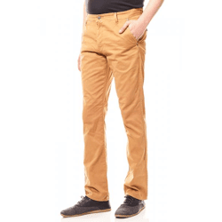 SOLID Chino-Hose vielfältig kombinierbare Herren Sommer-Hose Regular Fit Hellbraun
