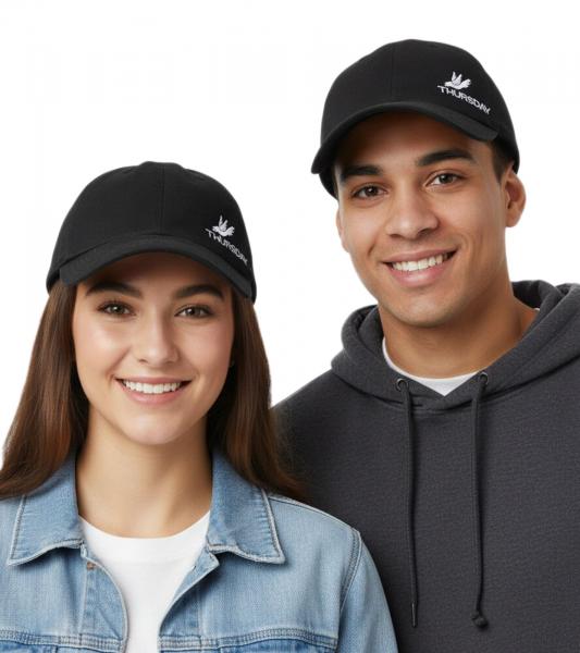 Thursday Unisex Post-Hardcore-Band Trucker-Cap Baseball-Cap mit Logo-Stickerei Fan-M&uuml;tze TC108495THU Schwarz