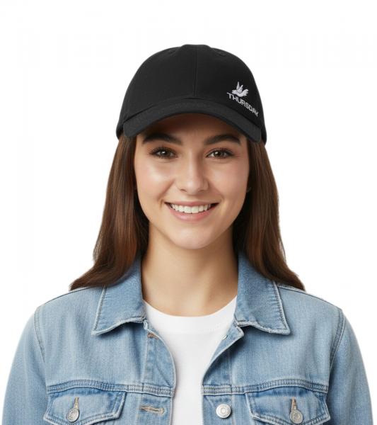 Thursday Unisex Post-Hardcore-Band Trucker-Cap Baseball-Cap mit Logo-Stickerei Fan-M&uuml;tze TC108495THU Schwarz